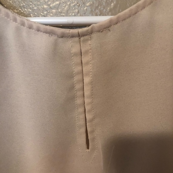 Abercrombie and Fitch Blush Tank Top with Ruffle Detailing - Picture 3 of 5